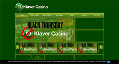 Desktop Screenshot of klavercasino.com